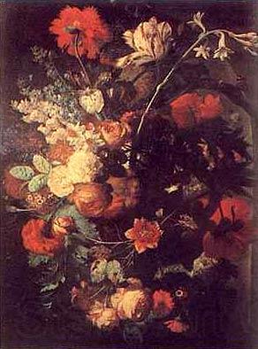 Jan van Huysum Vase of Flowers on a Socle Norge oil painting art